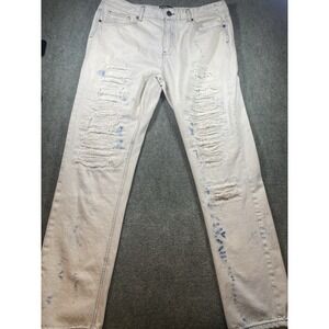 Kroix Premium‎ Denim distressed jeans White 40x33